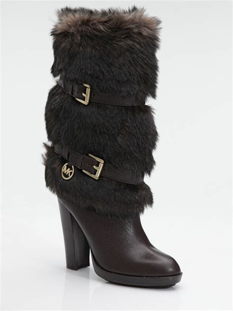 michael kors fur free|Michael Kors fur boots.